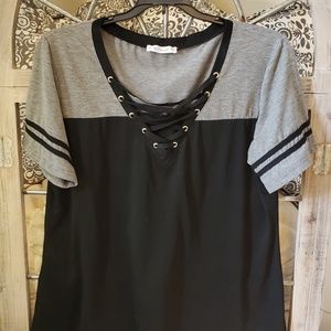 RoseGal Tshirt w/ Lacing sz 3X